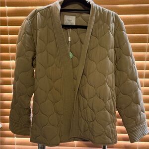 Rails Olive Quilted Puffer Jacket